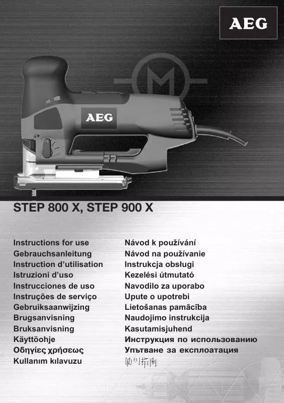 Mode d'emploi AEG STEP 800 X