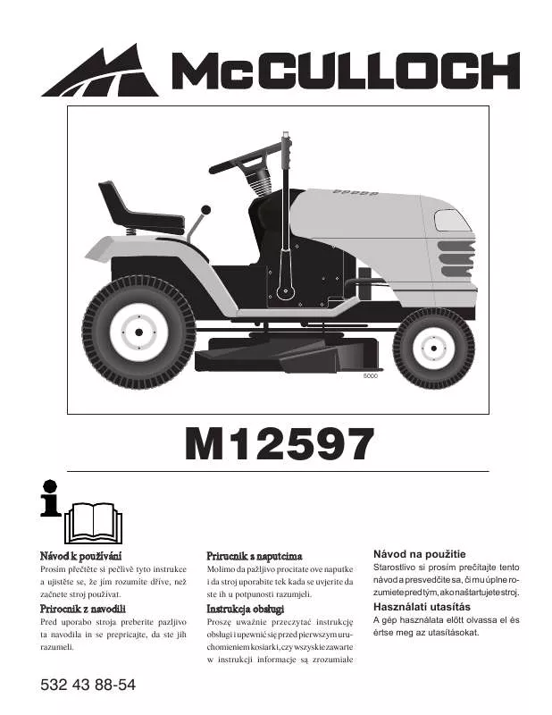 Mode d'emploi MCCULLOCH M12597