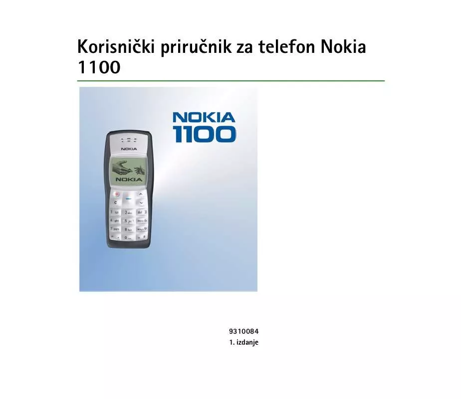 Mode d'emploi NOKIA 1100