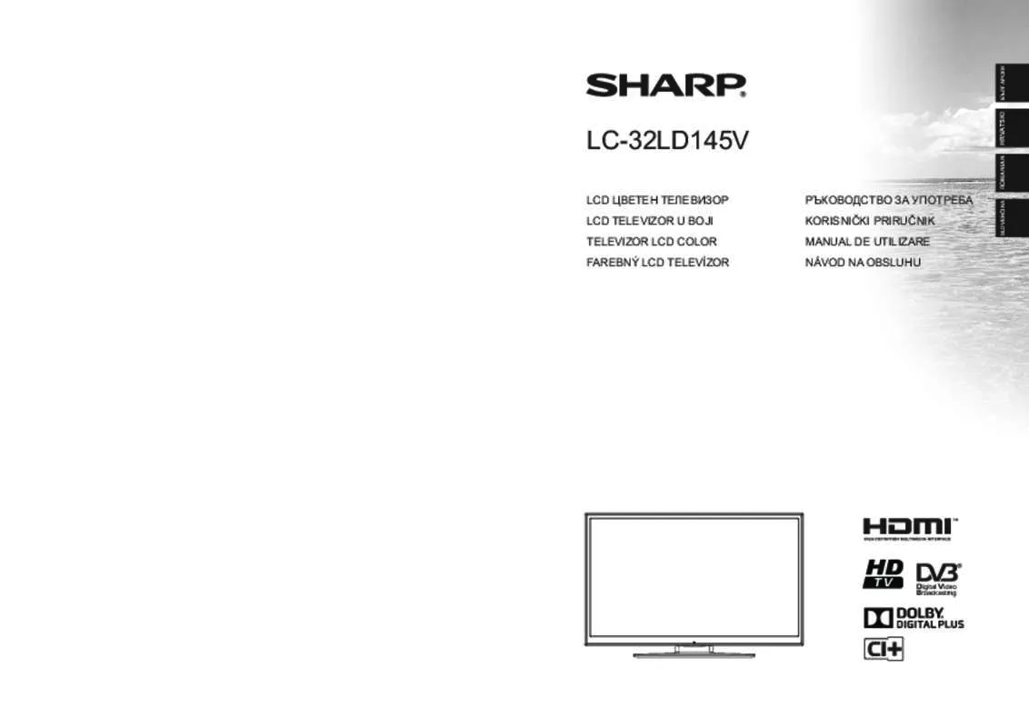 Mode d'emploi SHARP LC32LD145V