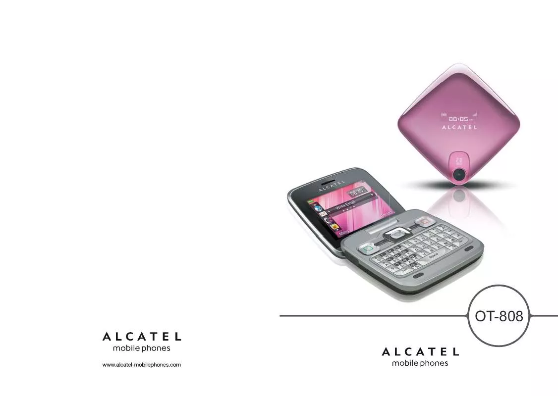 Mode d'emploi ALCATEL OT-802