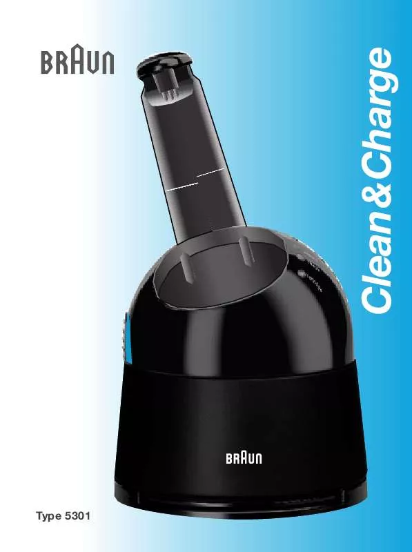 Mode d'emploi BRAUN CLEAN AND CHARGE