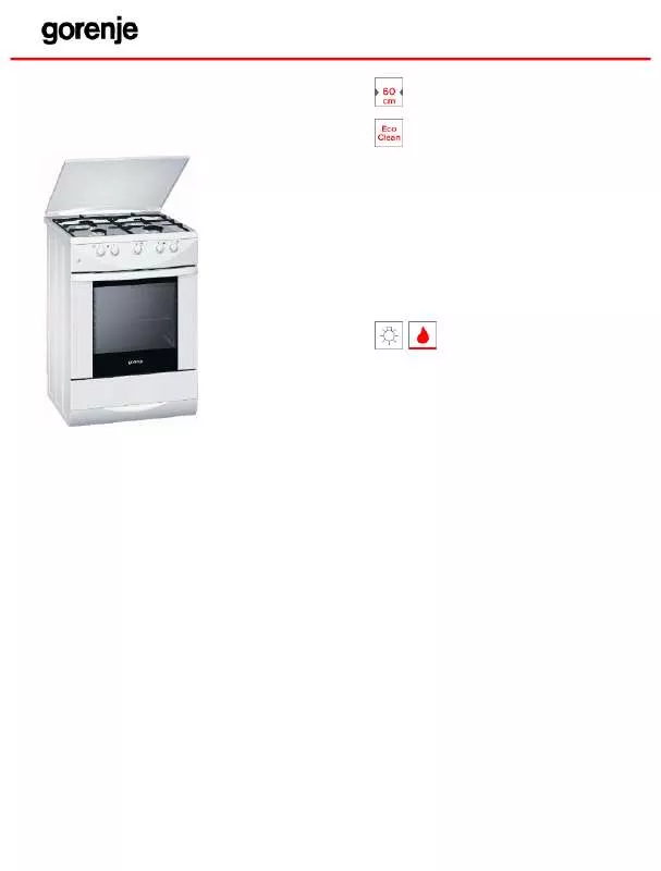 Mode d'emploi GORENJE G4705W