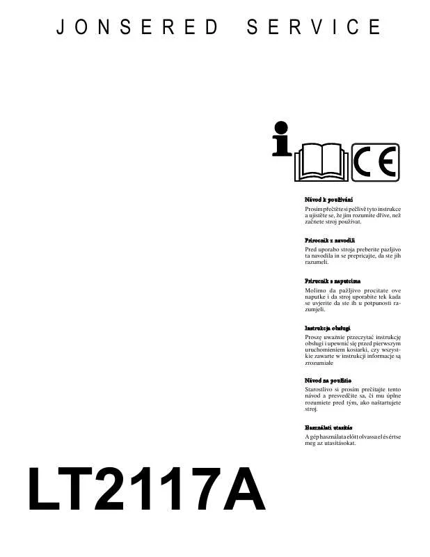 Mode d'emploi JONSERED LT 2117 A