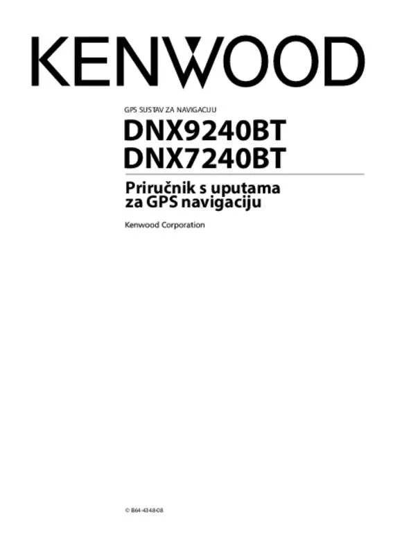 Mode d'emploi KENWOOD DNX7240BT