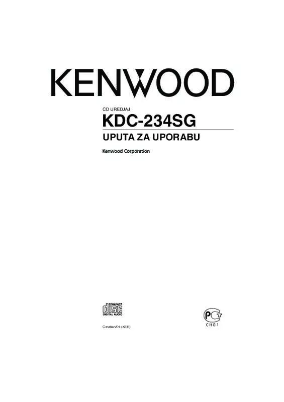 Mode d'emploi KENWOOD KDC-234SG