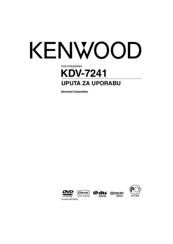 Mode d'emploi KENWOOD KDV-7241