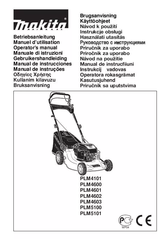 Mode d'emploi MAKITA PLM5101