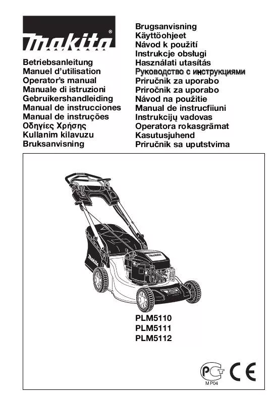 Mode d'emploi MAKITA PLM5112