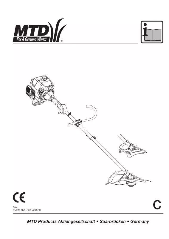 Mode d'emploi MTD 2-STROKE TRIMMER 790 M AST