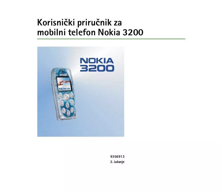 Mode d'emploi NOKIA 3200
