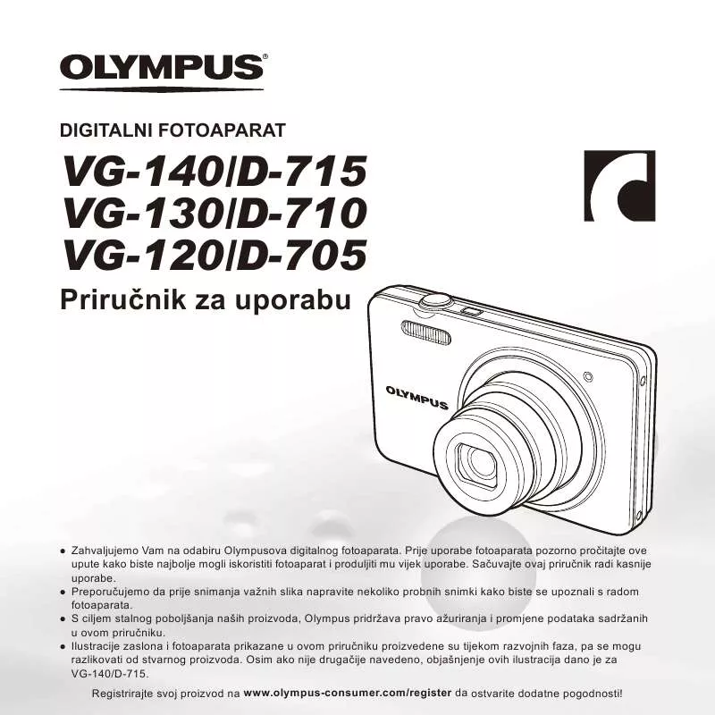 Mode d'emploi OLYMPUS D-710