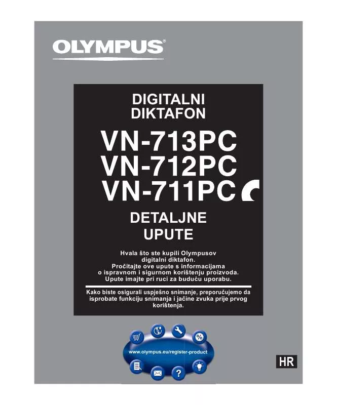 Mode d'emploi OLYMPUS VN-711PC