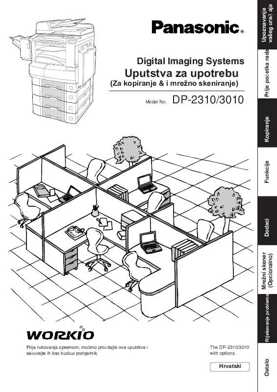 Mode d'emploi PANASONIC DP-3010