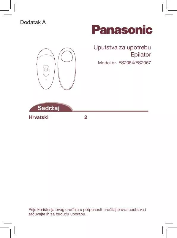 Mode d'emploi PANASONIC ES-2064