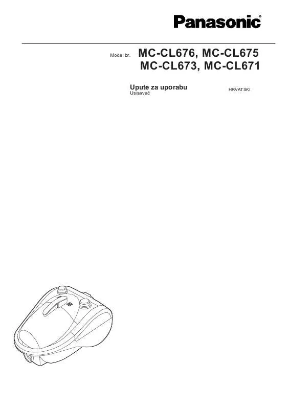 Mode d'emploi PANASONIC MC-CL671