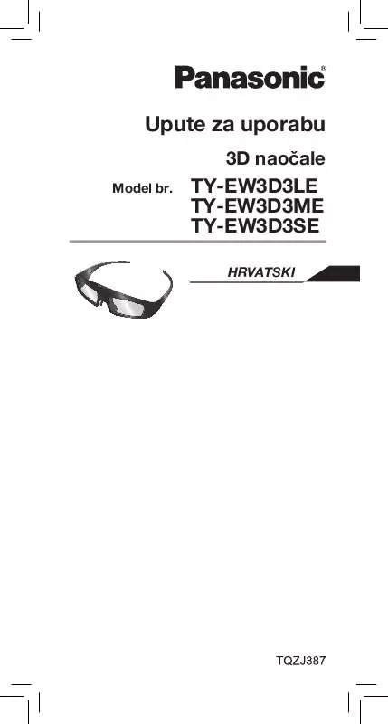 Mode d'emploi PANASONIC TY-EW3D3SE