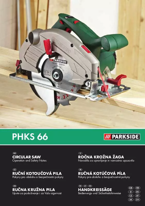 Mode d'emploi PARKSIDE PHKS 66