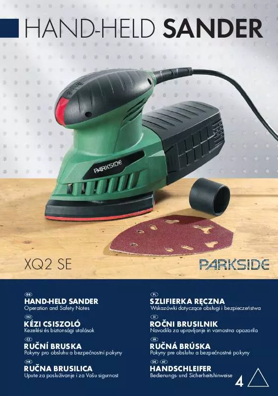 Mode d'emploi PARKSIDE XQ2 SE