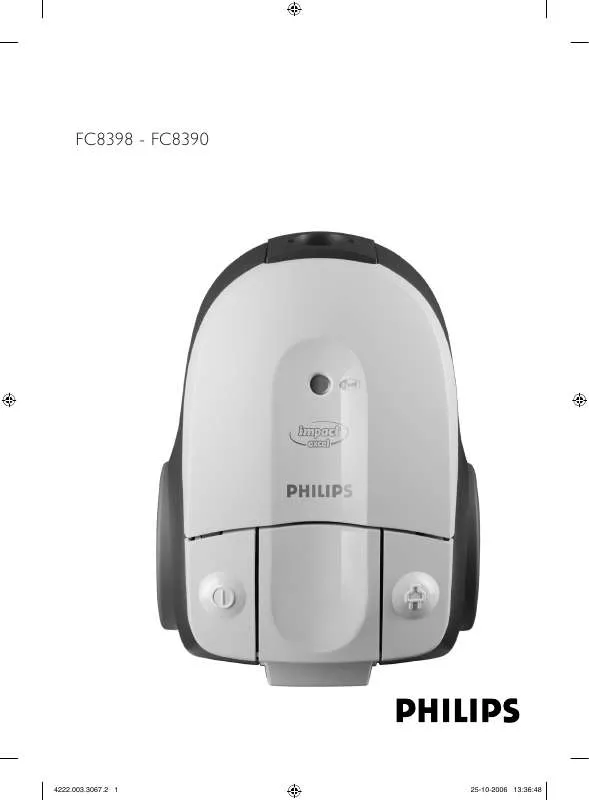 Mode d'emploi PHILIPS FC 8390