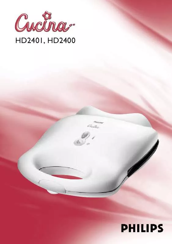 Mode d'emploi PHILIPS HD 2400