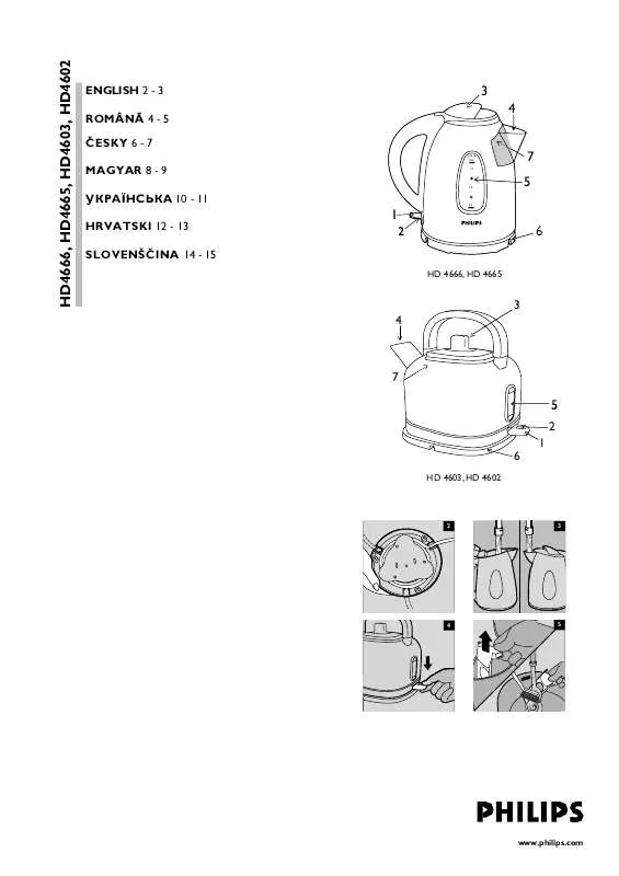 Mode d'emploi PHILIPS HD 4602