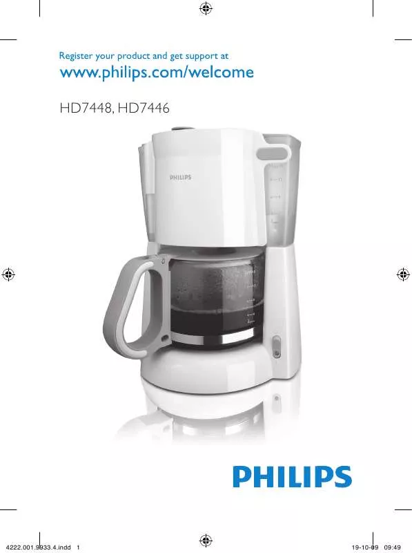 Mode d'emploi PHILIPS HD 7448