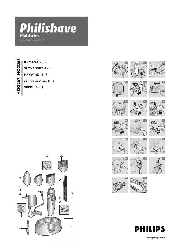 Mode d'emploi PHILIPS HQ G265