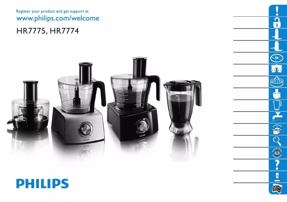 Mode d'emploi PHILIPS HR 7774