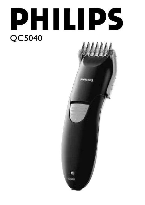 Mode d'emploi PHILIPS QC 5040