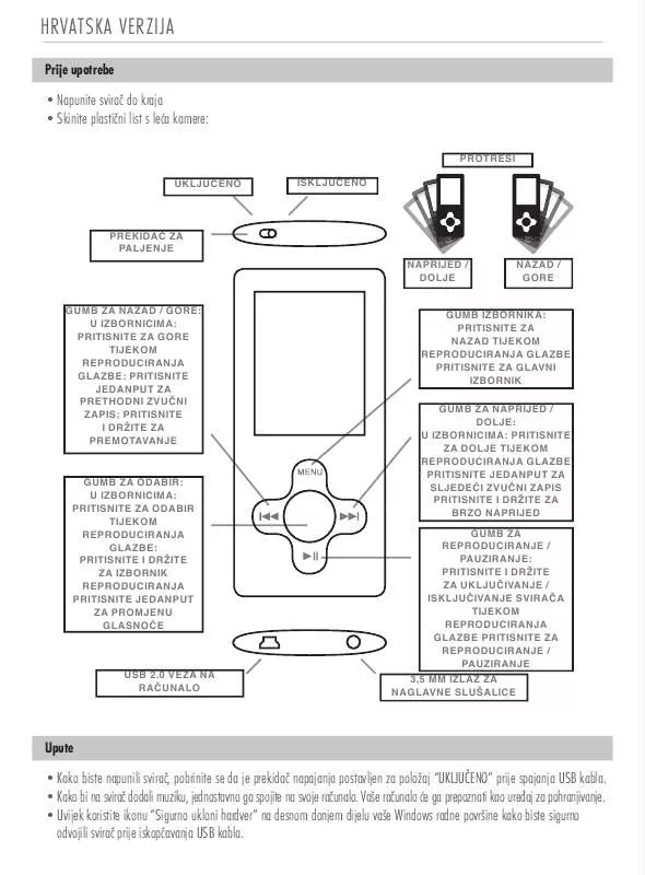 Mode d'emploi SWEEX MP510