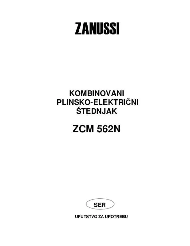 Mode d'emploi ZANUSSI ZCM562NW